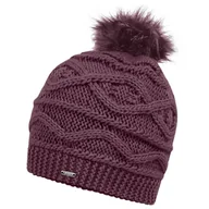 Czapki damskie - Dare 2b Damska czapka zimowa Remind II Bobble Fioletowy, Wool - miniaturka - grafika 1