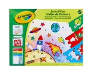 Kredki, ołówki, pastele i pisaki - Crayola, zestaw z szablonami do rysowania, kredki, flamastry, 42 elementy - miniaturka - grafika 1