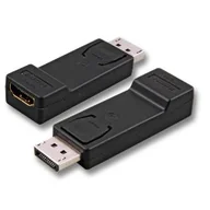 Adaptery i przejściówki - EFB Elektronik DisplayPort - HDMI, M/F Czarny - miniaturka - grafika 1