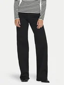 Spodnie damskie - ONLY Jeansy Madison 15301338 Czarny Wide Leg - miniaturka - grafika 1