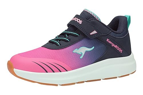 KangaROOS Kb-rida Ev sneakersy dziewczęce, Dk Navy Daisy Pink, 40 EU