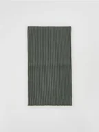 Apaszki i szaliki damskie - Reserved - Dzianinowy komin z wiskozą - ciemnozielony - miniaturka - grafika 1