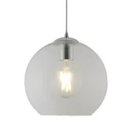 Lampy sufitowe - Searchlight Szklana lampa wisząca Balls, 25 cm, przezroczysta - miniaturka - grafika 1