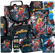 Plecaki szkolne i tornistry - 10ELEM ZESTAW  szkolny tornister Spiderman Spider-Man piórnik worek bidon śniadaniówka torba sportowa portfel tuba notes teczka - miniaturka - grafika 1
