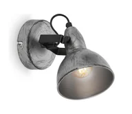 Lampy ścienne - Briloner 2049-014 - Kinkiet punktowy RETRO 1xE14/40W/230V szary - miniaturka - grafika 1