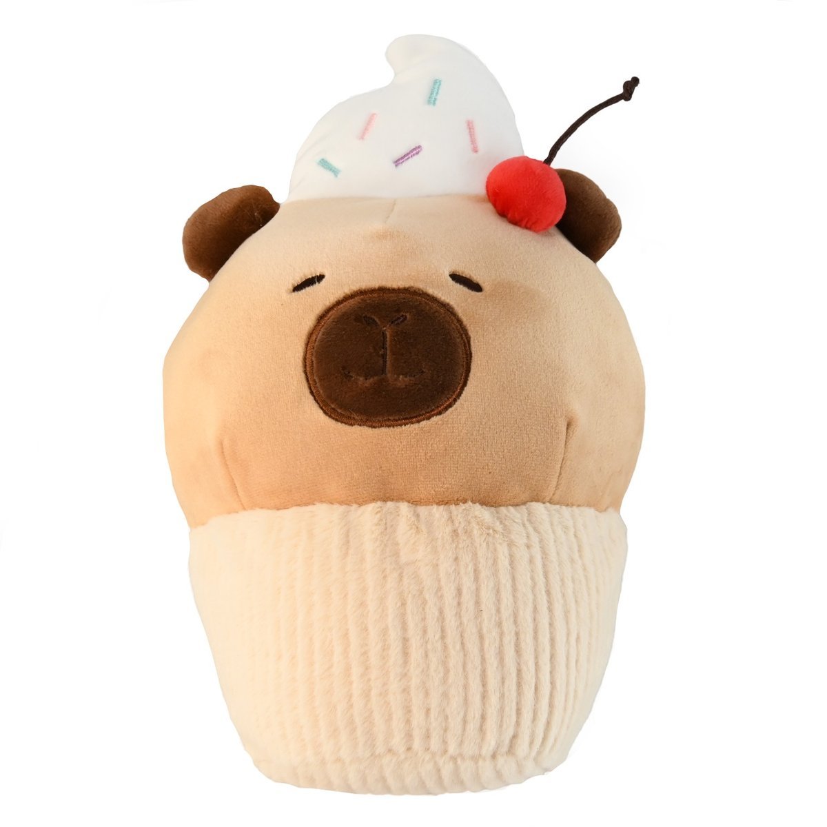 Chinchilla, kapibara z muffinką, 18 cm