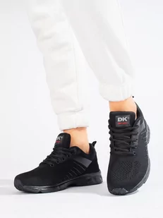 Damskie buty sportowe czarne DK - Buty sportowe damskie - miniaturka - grafika 1