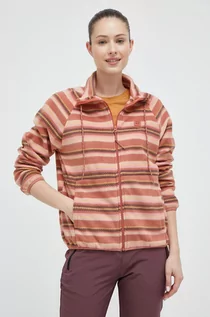 Bluzy damskie - Billabong bluza sportowa Boundary kolor pomarańczowy wzorzysta - grafika 1