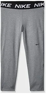 Nike Damskie spodnie Victory Capri, Iron Grey/Heather/Black/Black, XS - Spodnie damskie - miniaturka - grafika 1