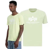 Odzież taktyczna i umundurowanie - Alpha Industries Koszulka Basic 100501 722 - Arctic Lime - miniaturka - grafika 1