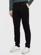 Spodnie męskie - Sisley Spodnie materiałowe 4SFRSF01P Czarny Slim Fit - miniaturka - grafika 1
