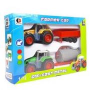 Samochody i pojazdy dla dzieci - Traktor z przyczepą Anek - miniaturka - grafika 1
