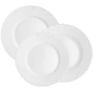 Luminarc CADIX KOMPLET OBIADOWY 18 EL DLA 6 OS Z TALERZEM GŁĘBOKIM WYPRODUKOWANE WE FRANCJI SZKŁO HARTOWANE 03982 03982 - Talerze - miniaturka - grafika 1