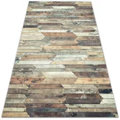 Dywany - Wewnętrzny dywan winylowy Poziome deski 80x120 cm - miniaturka - grafika 1