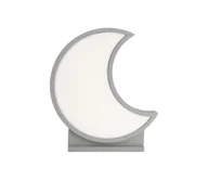 Wyposażenie pokoiku dziecięcego - Lampka biurkowa LED dla dzieci MOON LED/12W/230V szara - miniaturka - grafika 1