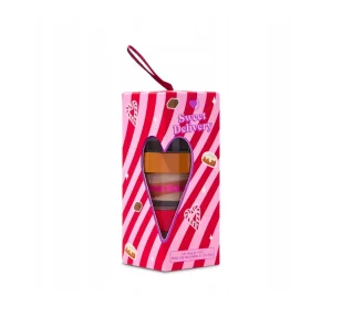 Makeup Revolution Sweet Delivery zestaw balsamów do ust 3 x 8,1 g - Zestawy kosmetyków damskich Makeup Revolution Sweet Delivery zestaw balsamów do ust 3 x 8,1 g - Zestawy kosmetyków damskich - miniaturka - grafika 1