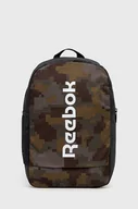 Plecaki - Reebok plecak kolor zielony duży wzorzysty - miniaturka - grafika 1