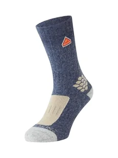 SEALSKINZ Scarning - skarpety z wełny pochodzącej z recyklingu | granatowe | M, granatowy, Medium - Skarpetki damskie - miniaturka - grafika 1