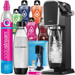 SATURATOR DO WODY GAZOWANEJ SODASTREAM CZARNY ZESTAW DO GAZOWANIA + BOLERO - Saturatory SATURATOR DO WODY GAZOWANEJ SODASTREAM CZARNY ZESTAW DO GAZOWANIA + BOLERO - Saturatory - miniaturka - grafika 1