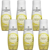 Syropy i koncentraty owocowe - Syrop do SodaStream Elderflower Zero 440ml x6 - miniaturka - grafika 1