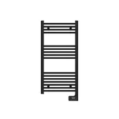 Grzejniki łazienkowe - MOTESSI Grzejnik elektryczny 98x50 cm czarny 500W - miniaturka - grafika 1