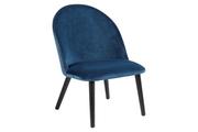 Fotele i krzesła biurowe - Actona Krzesło Manley VIC navy blue 126260 - miniaturka - grafika 1
