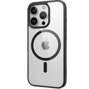 Etui ROCK Guard MagSafe Stand do Apple iPhone 16 Pro Max Czarno-przezroczysty - Etui i futerały do telefonów - miniaturka - grafika 1