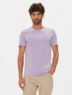 Tommy Jeans T-Shirt Jaspe DM0DM20363 Fioletowy Slim Fit - Koszulki męskie - miniaturka - grafika 1