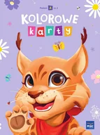 Edukacja przedszkolna - Kolorowe karty. Poziom A. Karty pracy. Część 2 - miniaturka - grafika 1