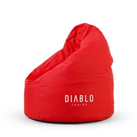 Fotele gamingowe - Pufa dla dziecka Diablo Chairs, czerwona - miniaturka - grafika 1