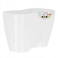 Donice - Doniczka do storczyków podwójna Fermo 23 x 15 cm, biała - miniaturka - grafika 1