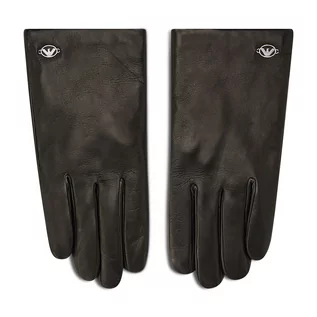 Rękawiczki - Rękawiczki Męskie EMPORIO ARMANI - 624525 0A225 00020 Black - grafika 1