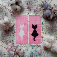 Zakładki do książek - Zakładki z charakterem - duet dla miłośników kotów i książek. - miniaturka - grafika 1