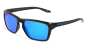 Okulary przeciwsłoneczne - Oakley Okulary przeciwsłoneczne SYLAS Matte Black/Prizm 24K Polarized OO9448-15 - miniaturka - grafika 1