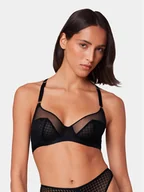 Biustonosze - Triumph Biustonosz z fiszbiną Mysterious Spotlight 10217893 Czarny - miniaturka - grafika 1