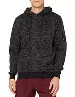Bluzy męskie - Urban Classics Męska bluza kamuflażowa bomberka z kapturem sportowa, Wielokolorowa (Dark Camo 784), XL - miniaturka - grafika 1