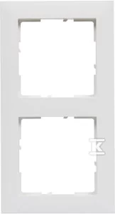 Ramka - 2x, BIAŁY SUNO - Klawisze i ramki - miniaturka - grafika 1