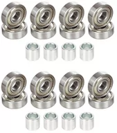 Akcesoria do skatingu - Łożyska RAVEN ABEC7 Carbon 608ZZ Komplet 16 sztuk - miniaturka - grafika 1