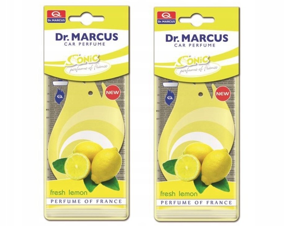 DR MARCUS zapach zawieszka Sonic Fresh Lemon 2szt