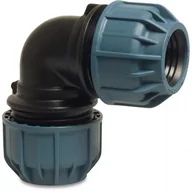 Oczka wodne - Kolano Jason 90* PP 20mm zacisk 10bar - miniaturka - grafika 1