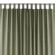 Zasłony - Zasłona MILANA kolor oliwkowy styl klasyczny szelki 10 cm szenila 140x245 homede - CURT/HOM/MILANA/CHENILLE/TAB/OLIVE/140x245 - miniaturka - grafika 1