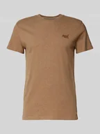 Koszulki męskie - T-shirt z wyhaftowanym logo - miniaturka - grafika 1