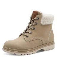 Śniegowce damskie - Tamaris Damskie buty WL Lace Boot 1-26299-45 śniegowce, Antelopa, rozmiar 39 EU, Antelope, 39 EU - miniaturka - grafika 1