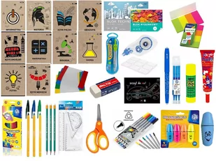 Wyprawka szkolna dla klas 4-8, + zeszyty tematyczne, zestaw szkolny 44el - Zeszyty szkolne - miniaturka - grafika 1