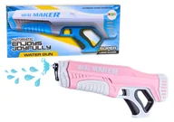Zabawki militarne - Pistolet Na Wodę Automatyczny Różowy 350 Ml - miniaturka - grafika 1