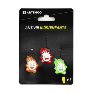 Tłumik drgań do rakiety tenisowej Artengo KIDS *3 czerwony/zielony/pomarańczowy - Tenis ziemny - miniaturka - grafika 1
