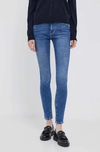 Pepe Jeans jeansy Regent damskie kolor niebieski - Spodnie damskie - miniaturka - grafika 1