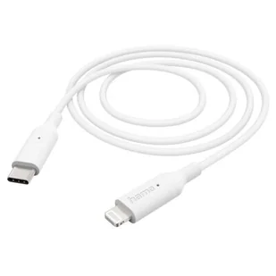 Kabel USB-C - Lightning HAMA 201598 1 m Biały - Kable USB - miniaturka - grafika 1