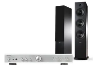 Zestawy stereo - Rotel A11 MkII (srebrny) + Tesi 6 (czarny) - miniaturka - grafika 1