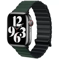 Paski - Beline pasek Apple Watch Magnetic Pro 38/40/41mm czarno/zielony  black/green box - miniaturka - grafika 1